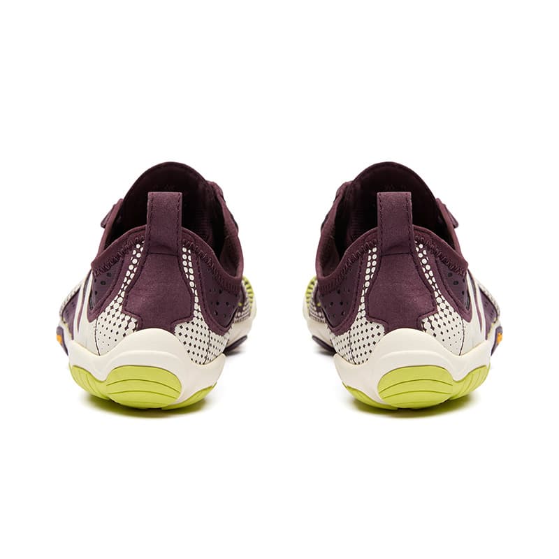 Кроссовки Vibram V Run Износостойкие Дышащие Легкие Кроссовки для тренировок Мужские Темно-фиолетовые Слоновая кость - изображение 3