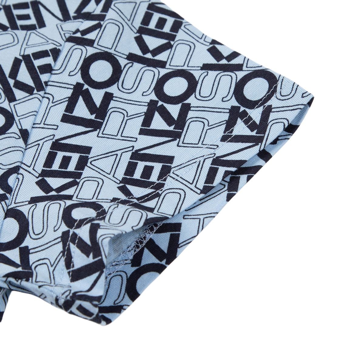 Футболка KENZO T Рубашка SS25 Розово-синяя Детская - изображение 4