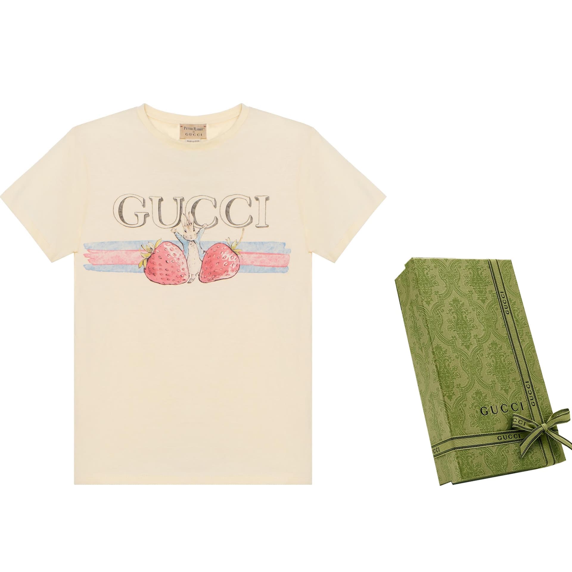 Футболка GUCCI x Peter Rabbit SS24 LogoT - изображение 8