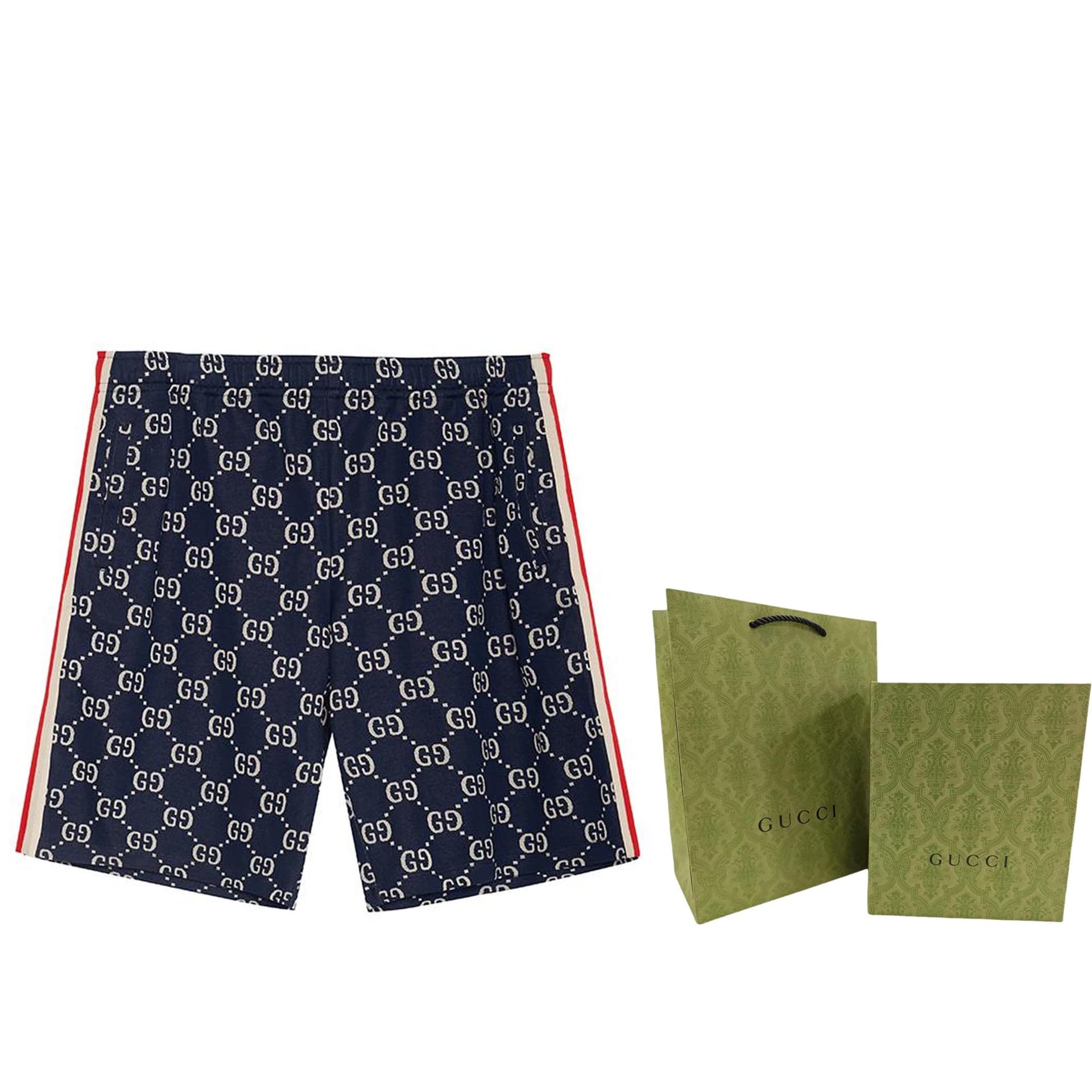 Шорты Gucci Shorts Blue - изображение 7