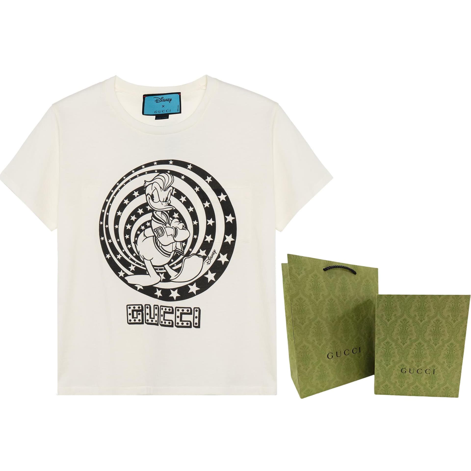 Футболка Gucci x Disney Donald Duck T-Shirt Beige - изображение 5