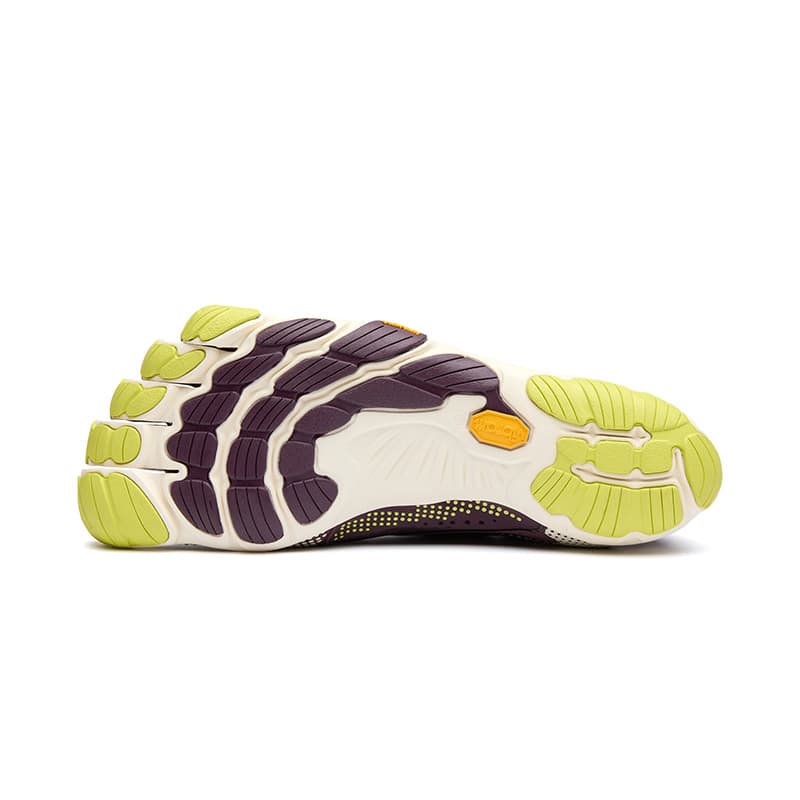 Кроссовки Vibram V Run Износостойкие Дышащие Легкие Кроссовки для тренировок Мужские Темно-фиолетовые Слоновая кость - изображение 4