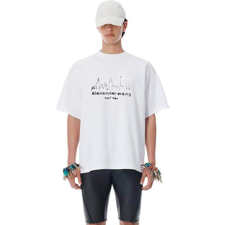 Футболка Alexander Wang Oversized Logo T-Shirt - изображение 2