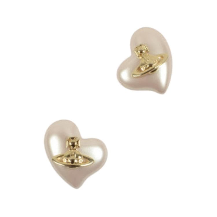 Серьги Серьги Vivienne Westwood с брассовыми штифтами женские бежевые - изображение 2