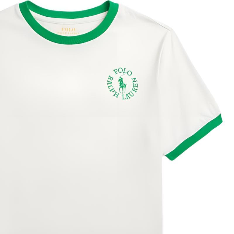 Футболка Polo Ralph Lauren T-рубашка экрю для детей - изображение 6