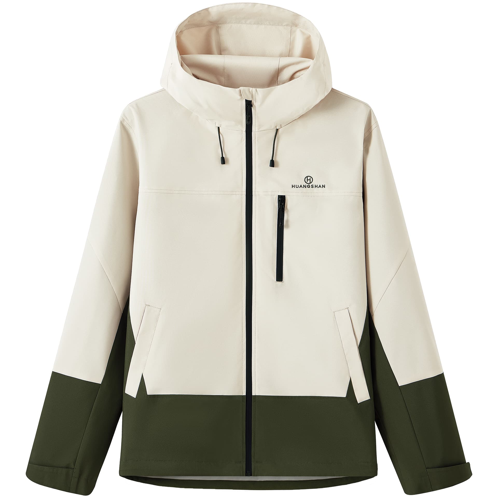 Куртка CAMEL x Huangshan Limited Edition Color Shell City Wild Series Outdoor Mountain Wear Городская техническая одежда Контрастные цвета Износостойкий Ветрозащитный Плащ Водоотталкивающая Куртка Мужской - изображение 1