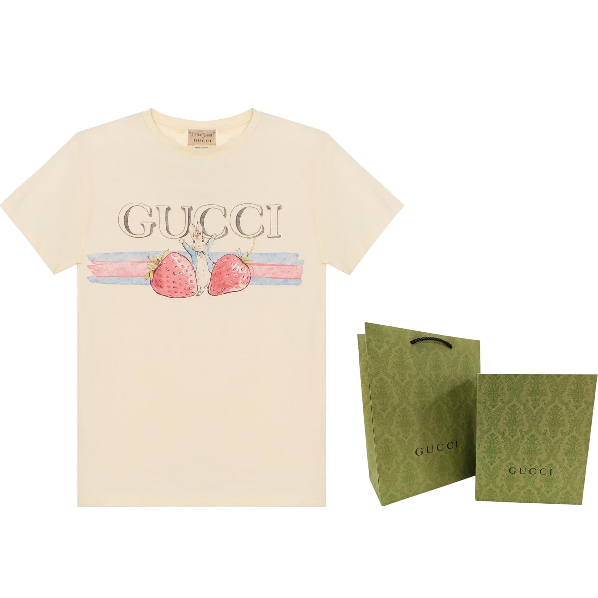 Футболка GUCCI x Peter Rabbit SS24 LogoT - изображение 9