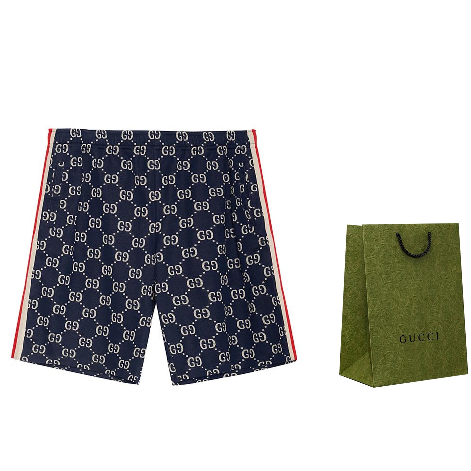Шорты Gucci Shorts Blue - изображение 8