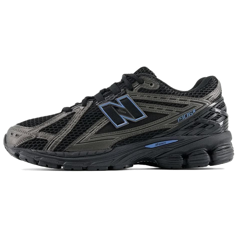 Кроссовки для бега New Balance U1906 Low Топ Беговые кроссовки Унисекс Черный Синий - изображение 1