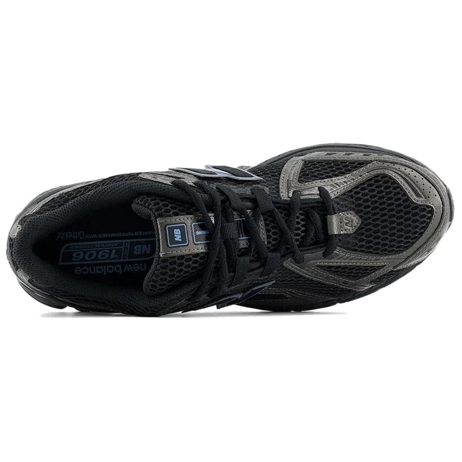 Кроссовки для бега New Balance U1906 Low Топ Беговые кроссовки Унисекс Черный Синий - изображение 3