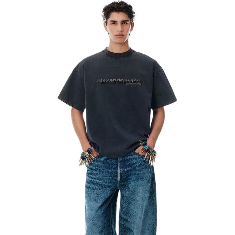 Футболка Alexander Wang Oversized Logo Tee - изображение 2