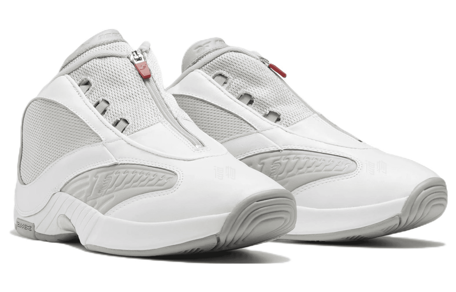 Ретро баскетбольные кроссовки Packer x Reebok Answer White Silver - изображение 3