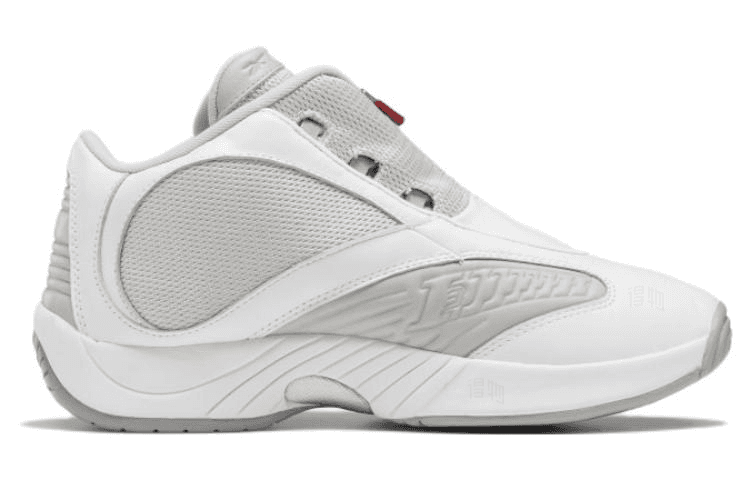 Ретро баскетбольные кроссовки Packer x Reebok Answer White Silver - изображение 2