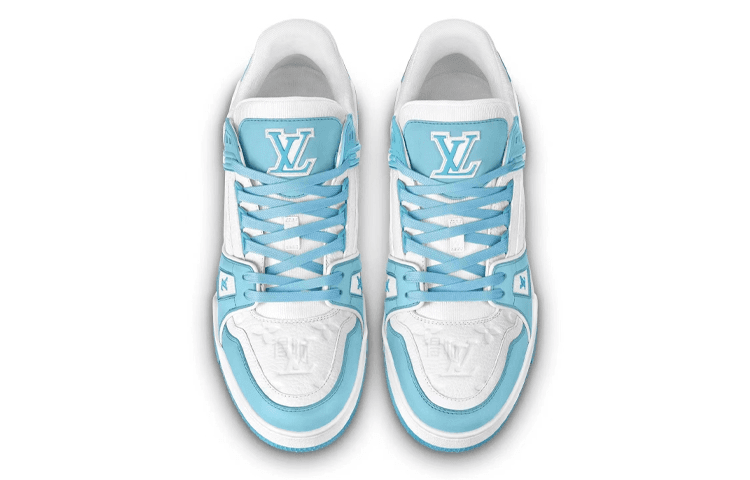 Кроссовки LOUIS VUITTON Trainer Sky Blue - изображение 3