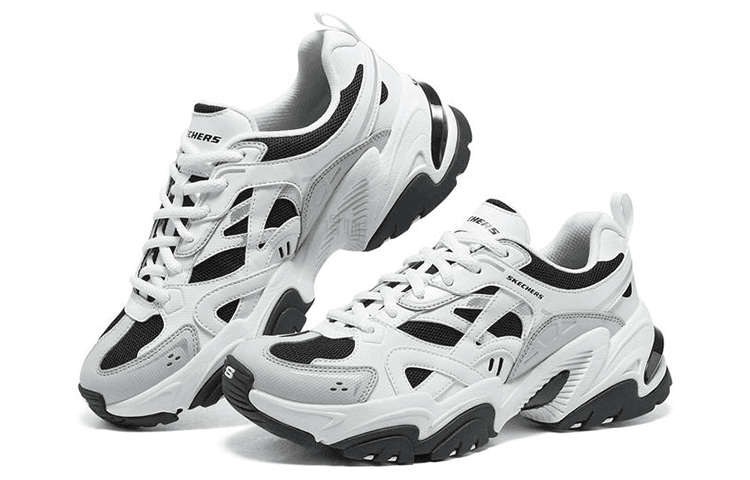 Кроссовки Skechers Stamina v2 White Black - изображение 3