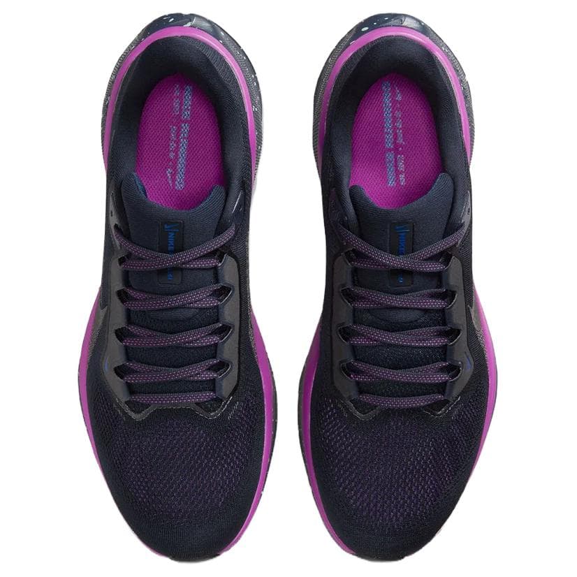 Кроссовки для бега NIKE Pegasus 41 Дышащий Low Топ Повседневные кроссовки для бега Мужской Черно-фиолетовый - изображение 4