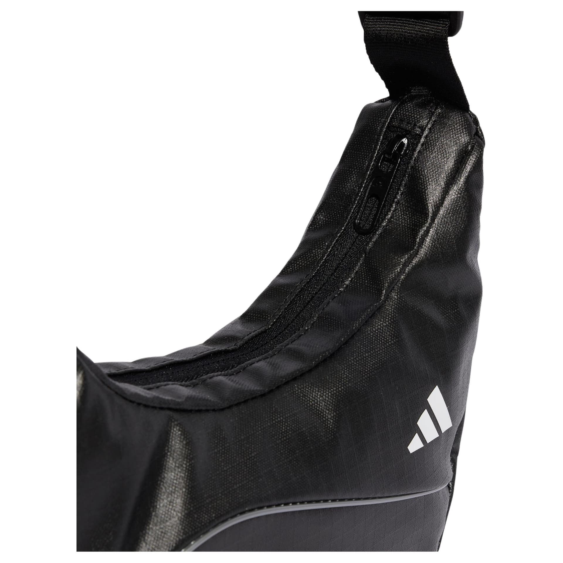 Сумка через плечо Adidas Полиэстеровая ткань Сумка через плечо Стандартная Женская Черная - изображение 5