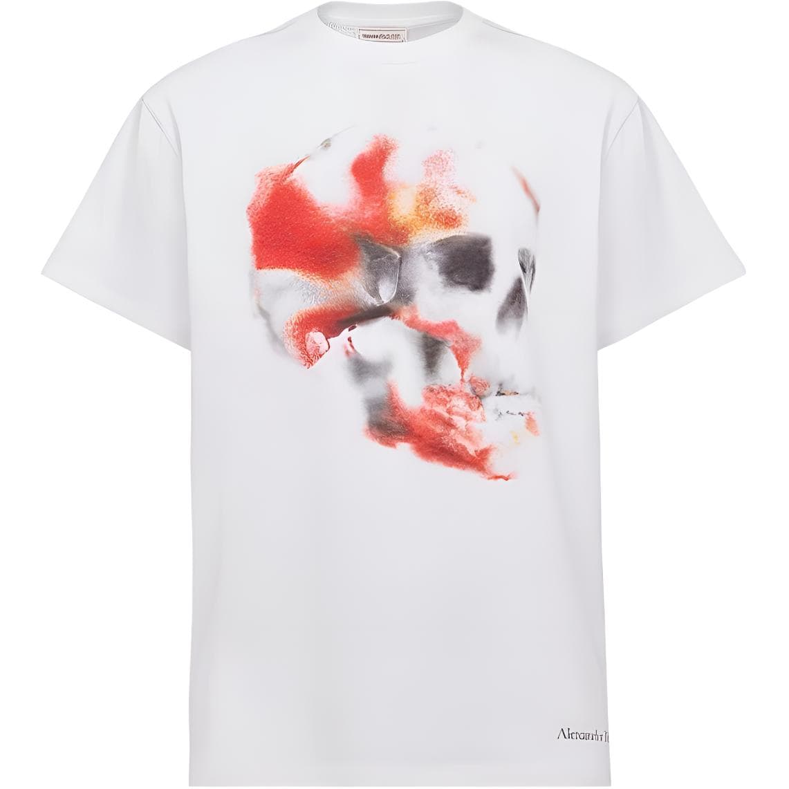 Футболка Alexander McQueen Obscured Skull T-Shirt T - изображение 1