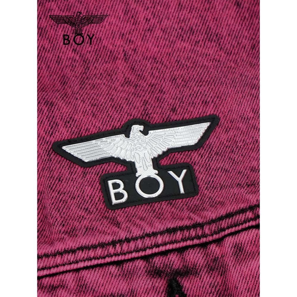 Куртка Boy London Деним Куртка Мужской Красный - изображение 4