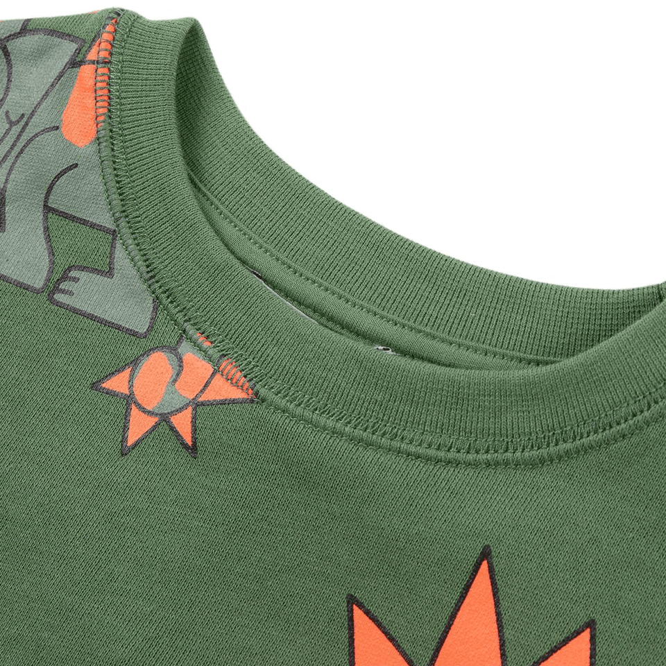 Stella McCartney Толстовка SS23 зеленое детское - изображение 3