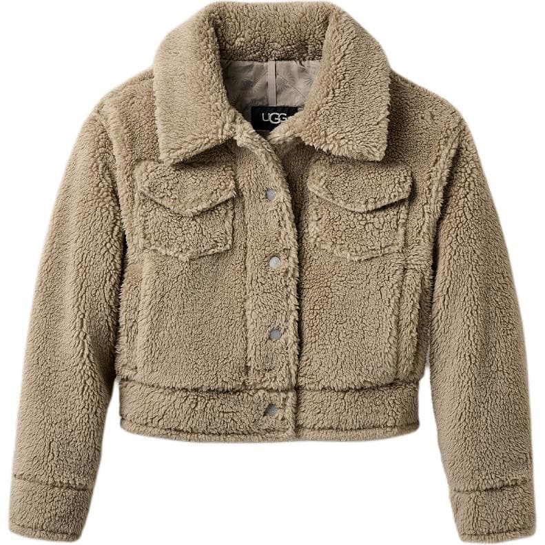 UGG Галечно-серый Женские Бархатные Куртки - изображение 1