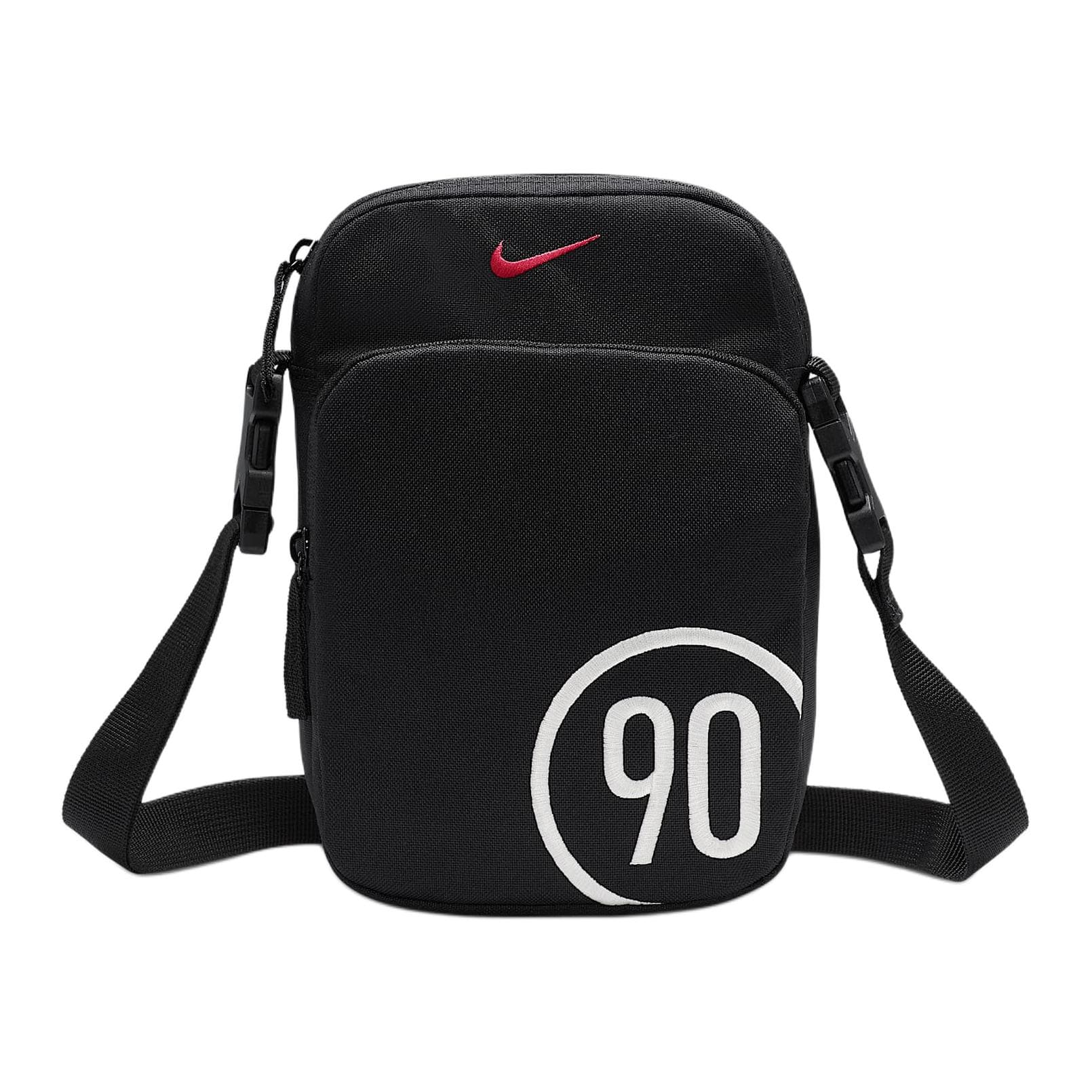 Сумка через плечо Nike Total 90 Полиэстеровая ткань Сумка через плечо Унисекс Черный Красный - изображение 1