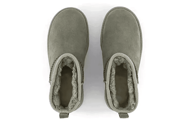 Ботинки зимние UGG Classic Ultra Mini Platform Moss Green - изображение 3
