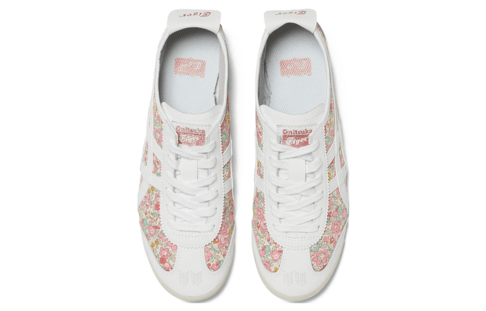 Кроссовки Onitsuka Tiger Mexico 66 White Pink Green - изображение 3