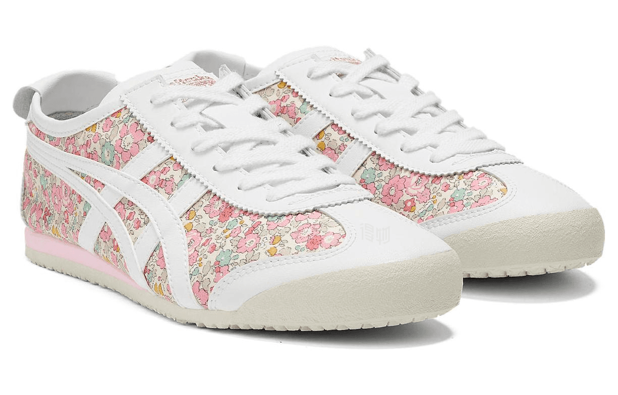 Кроссовки Onitsuka Tiger Mexico 66 White Pink Green - изображение 2