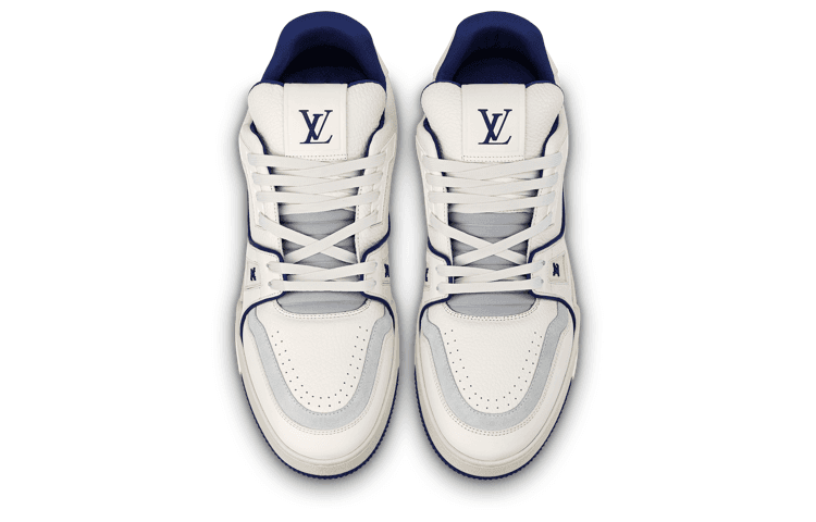 Кроссовки LOUIS VUITTON Trainer #54 White Blue - изображение 4