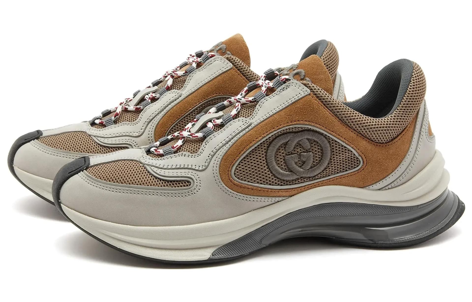 Кроссовки Gucci Run Low Light Grey - изображение 3