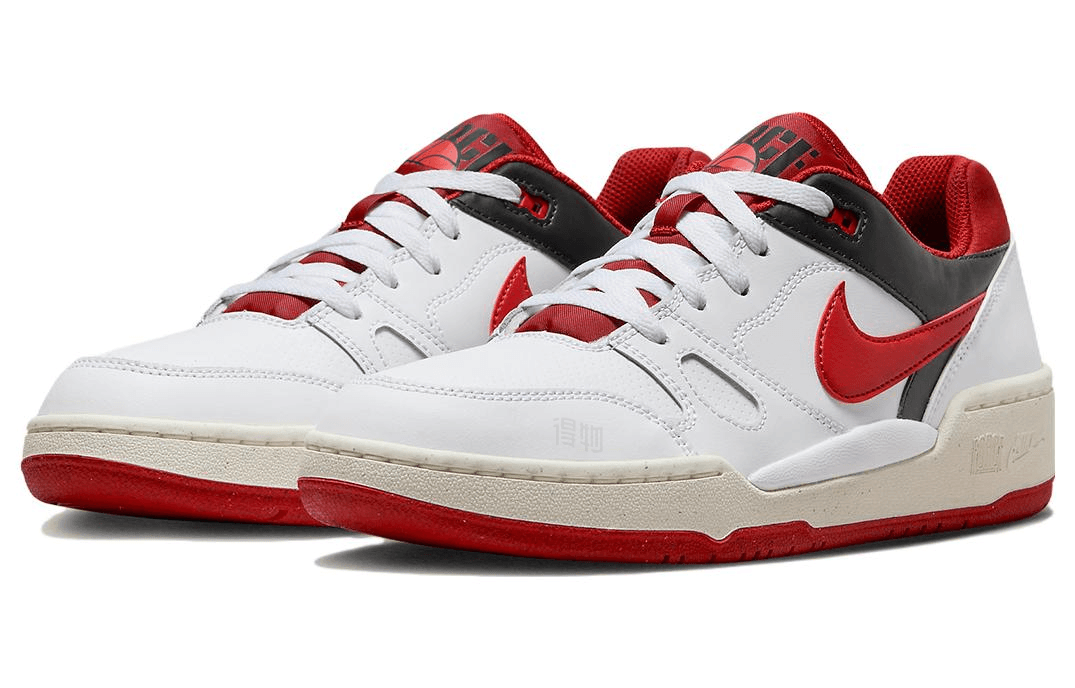 Кроссовки Nike Full Force Low White Red - изображение 3