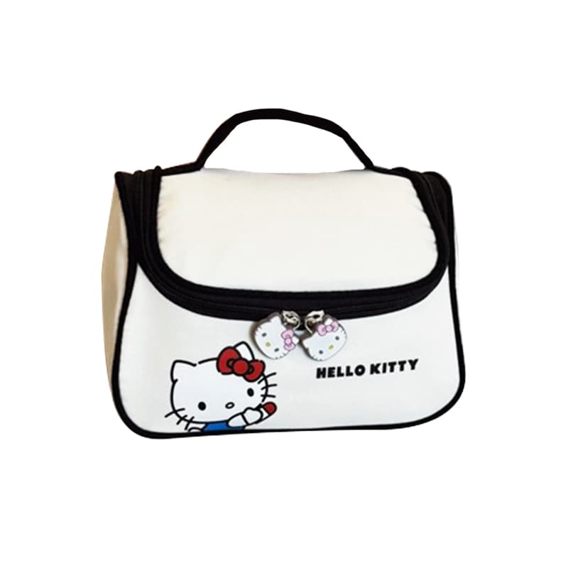 Sanrio Hello Kitty Холст Путешественный Сумка для хранения Женская Белый Черный - изображение 1