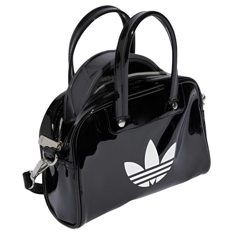 Сумка Adidas Originals ПУ (полиуретан) Сумка для боулинга Мини Сумка Унисекс Черная - изображение 3