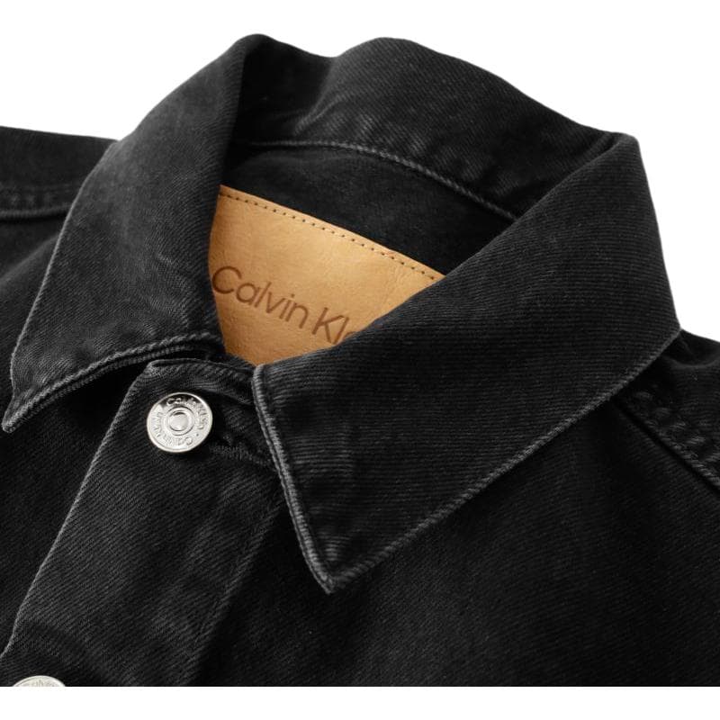 Джинсовая куртка Calvin Klein Джинсовая Куртка Мужская Черная - изображение 2