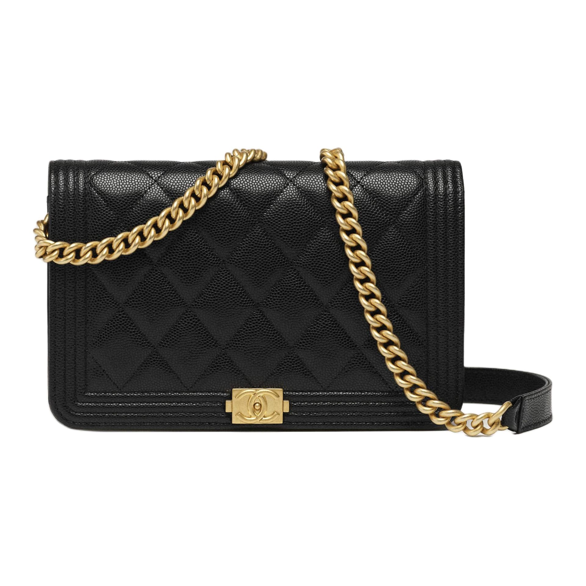 Сумка через плечо Chanel Le Boy WOC Black - изображение 2