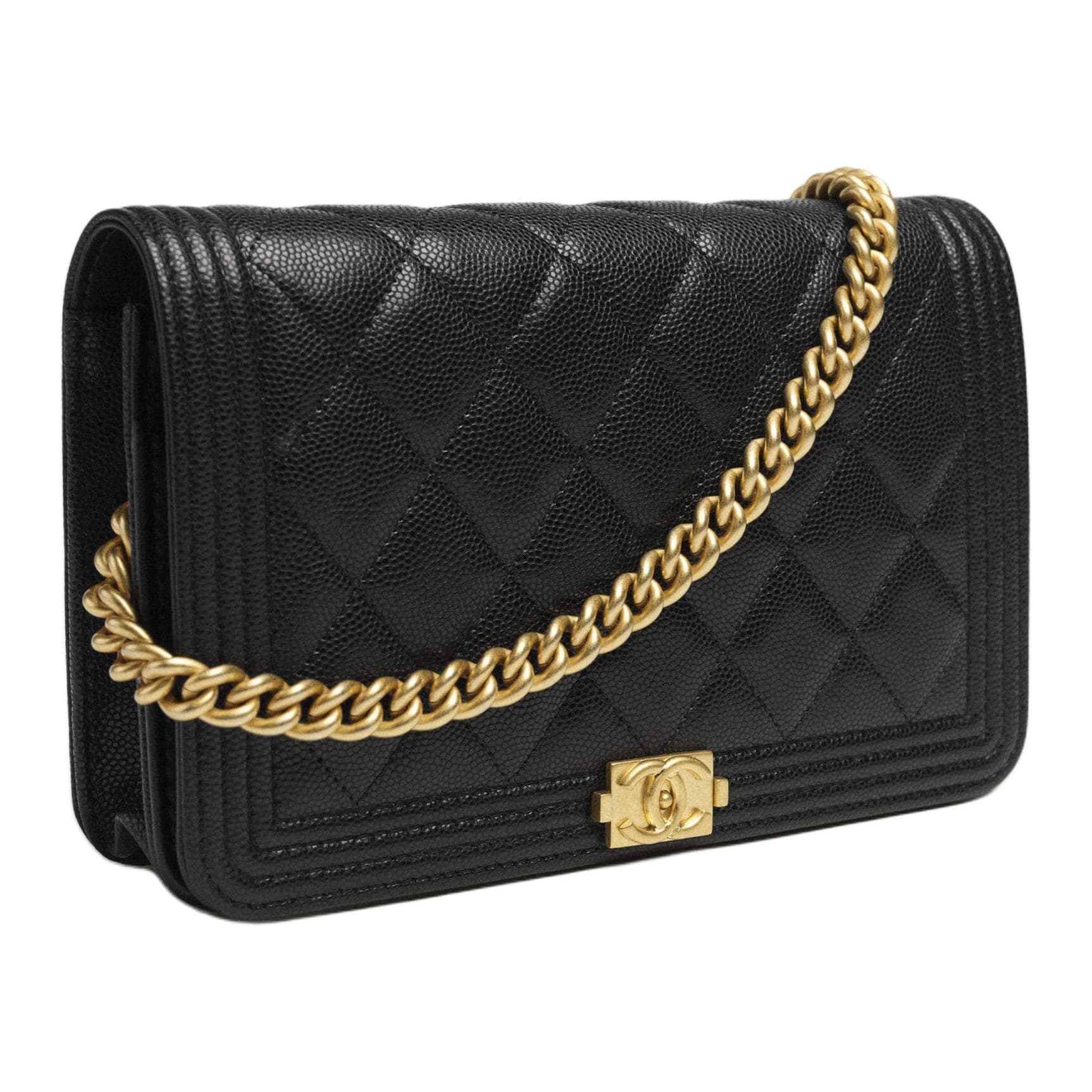 Сумка через плечо Chanel Le Boy WOC Black - изображение 3