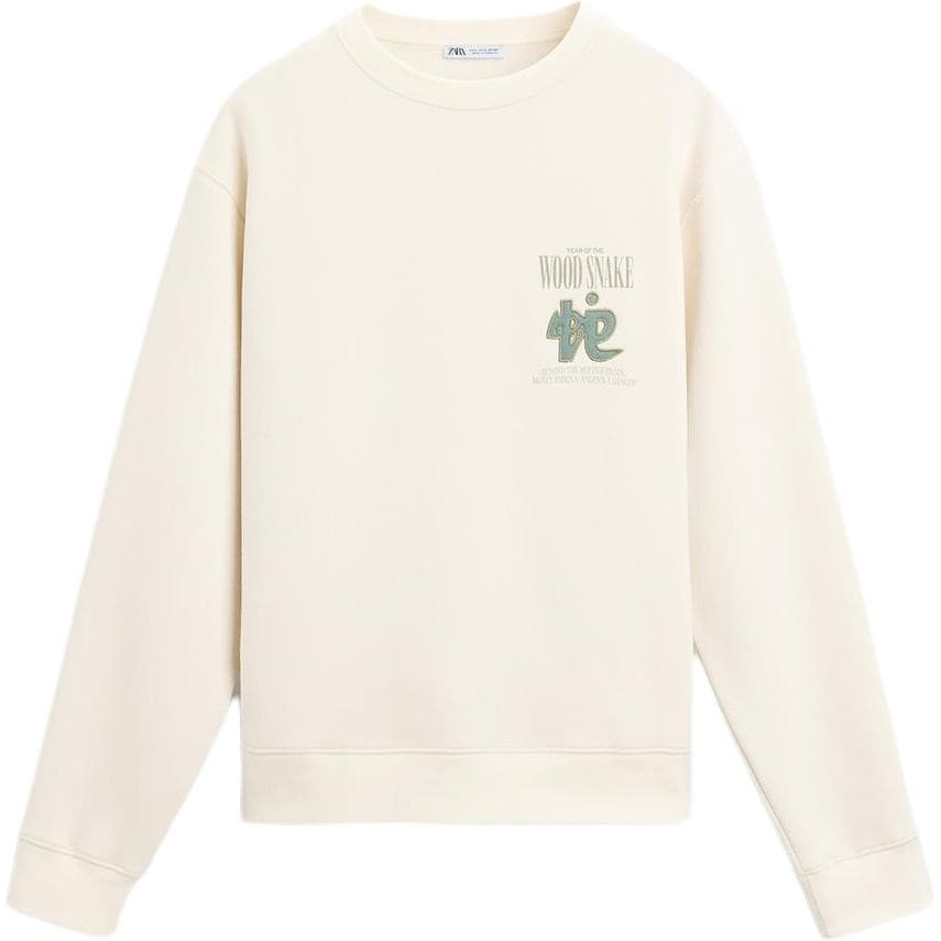 Кофта ZARA Embroidered Sweatshirt - изображение 1