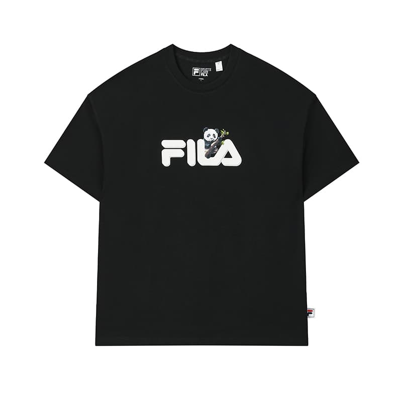 Футболка Fila Heritage T-Shirt Унисекс Глубокий Черный - изображение 1