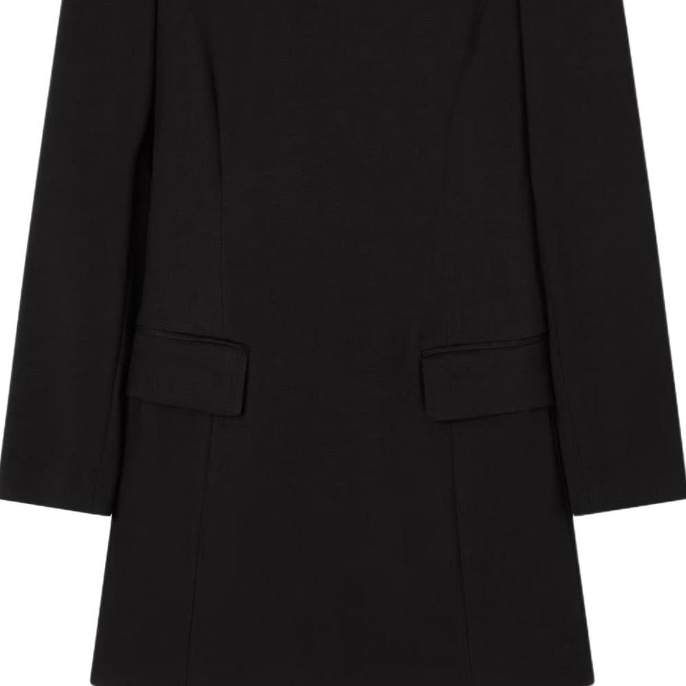 Платье ARMANI EXCHANGE SS25 Длинный рукав Платье Женские Черный - изображение 2