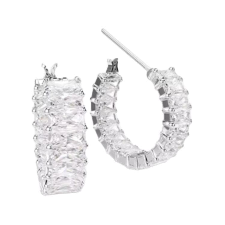 Серьги Серьги Swarovski Женские Серебряные - изображение 3