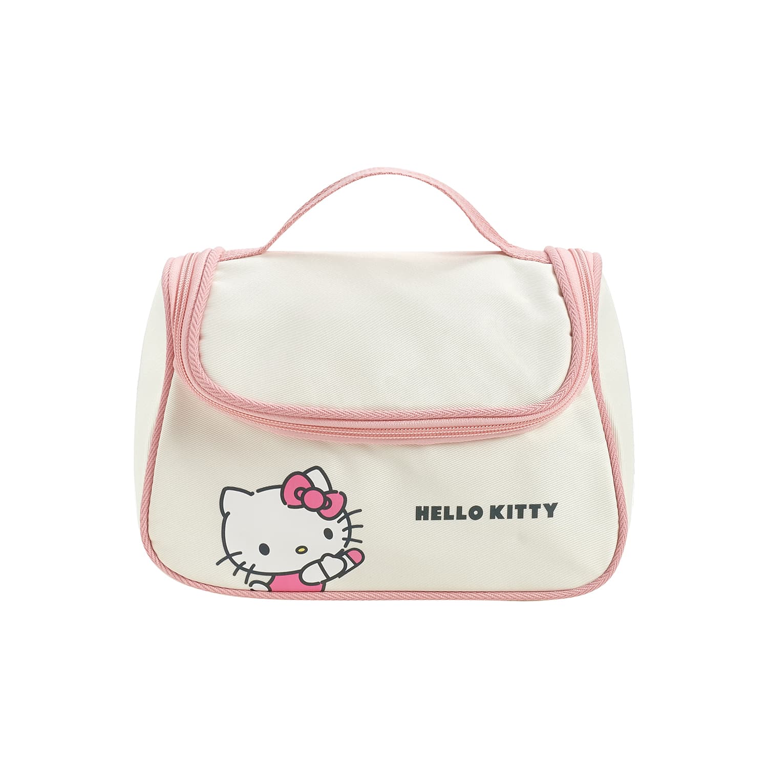 Sanrio Hello Kitty Холст Путешественный Сумка для Хранения Женская Белая - изображение 1