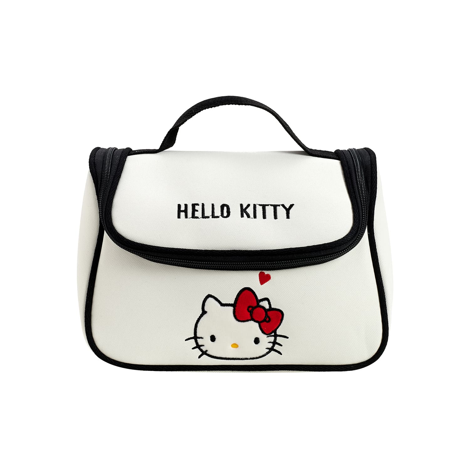 Sanrio Hello Kitty Холст Косметичка Настольный Органайзер для Путешествий Женская Белая - изображение 1