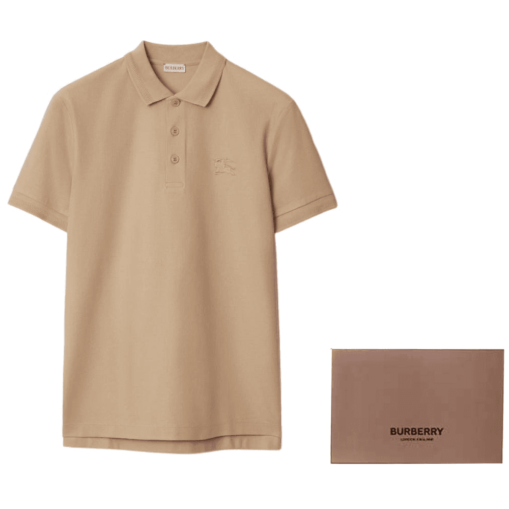 Поло Burberry Поло Мужское Рыжевато-коричневое - изображение 6