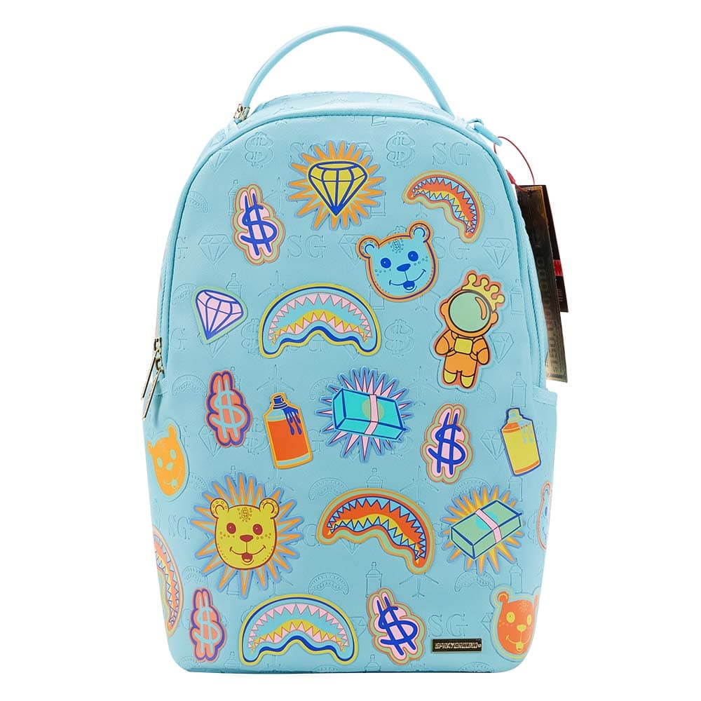 Рюкзак SPRAYGROUND PVC Рюкзак Обычный (стандартный) Unisex Light Аква-синий - изображение 1
