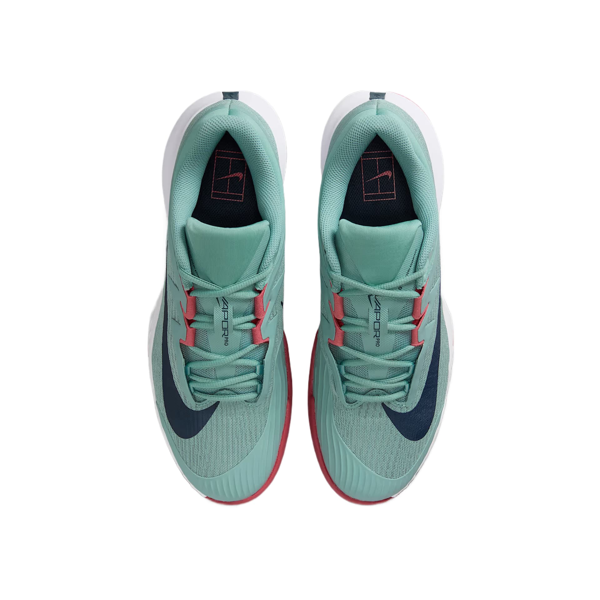 Кроссовки для тенниса Nike Vapor Pro 3 Устойчивые к истиранию низкие теннисные кроссовки мужские зеленые - изображение 4