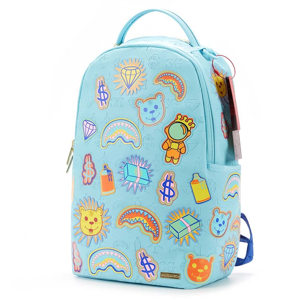 Рюкзак SPRAYGROUND PVC Рюкзак Обычный (стандартный) Unisex Light Аква-синий - изображение 2