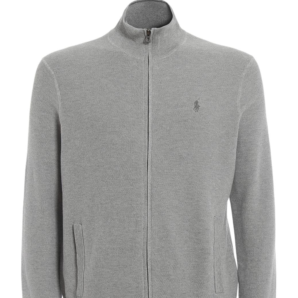 Куртка Polo Ralph Lauren SS25 Трикотаж Классическая версия Мужской Серый - изображение 5