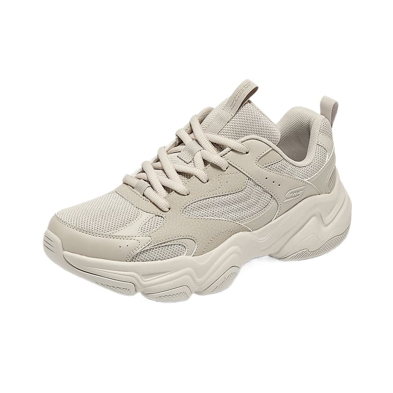Кроссовки Skechers DLITES Дышащий Легкий визуально увеличивает рост Low Топ Массивные кроссовки Мужской Тауповый - изображение 3