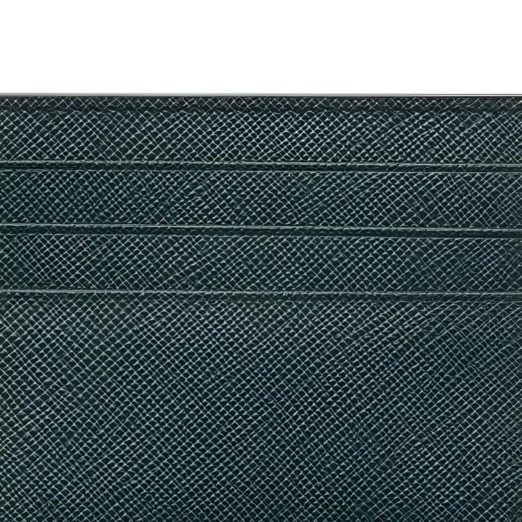 Картхолдер Prada Saffiano Телячья кожа Держатель для карт Стандартный (Стандартный) Женский Изумруд - изображение 3